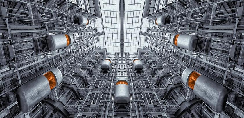 电梯 柏林 艾哈德豪斯 架构 色键 内政 升降机