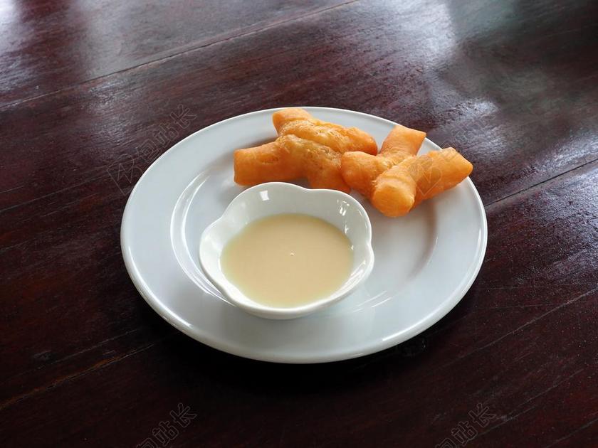 PATONGKO 早餐 对 白盘 糖果 甜炼乳