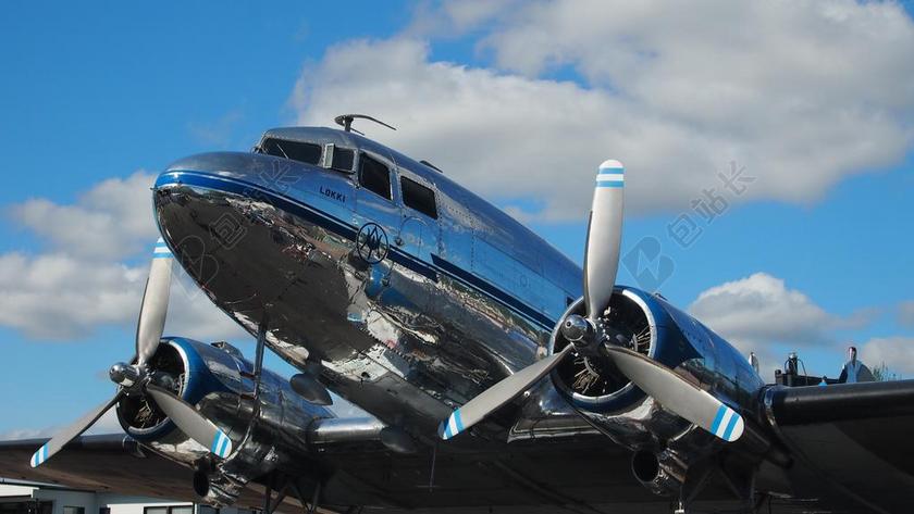 户外现代科技飞机起飞背景图片