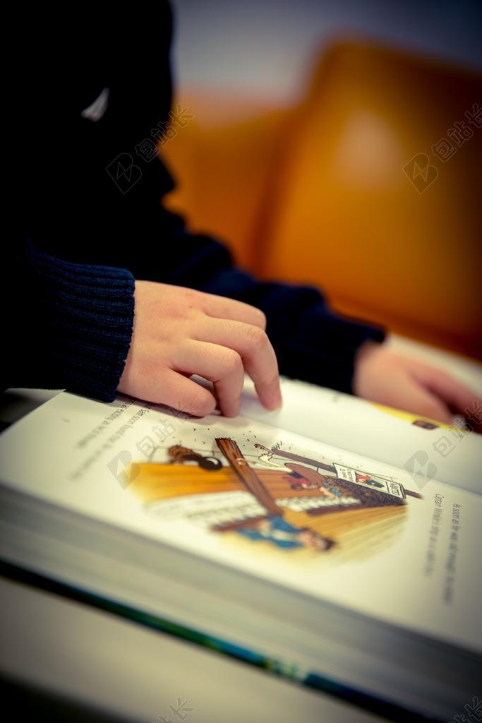 书本阅读儿童读物学习教育背景图片