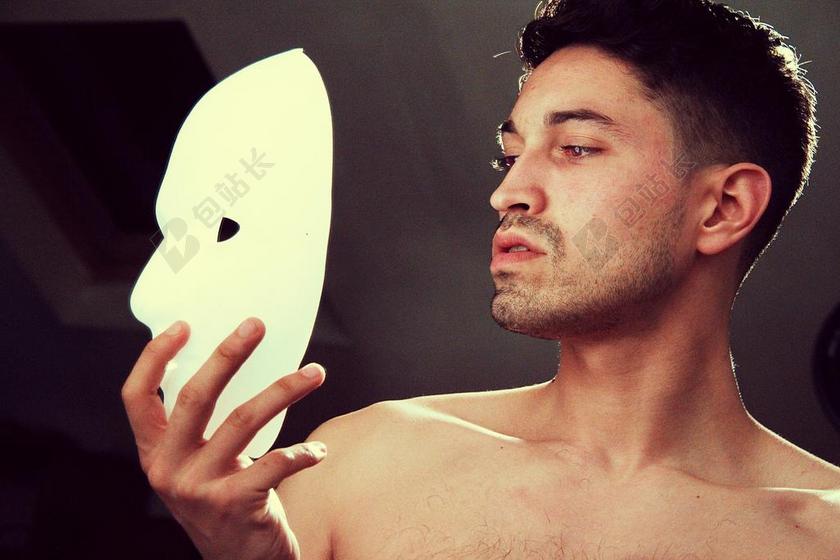 男子 掩码 个性 防护面罩 沉默