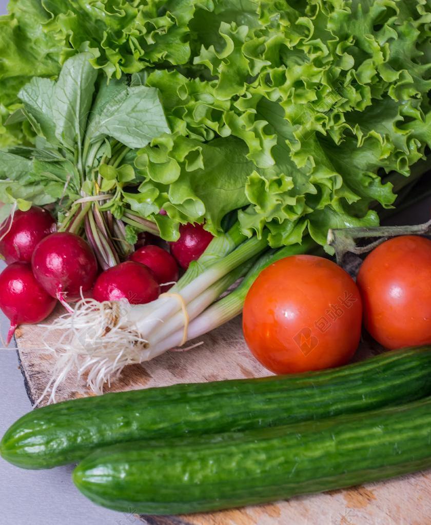 蕃茄 蔬菜 健康 黄瓜 番茄 食品 新鲜 有机 绿色 红色