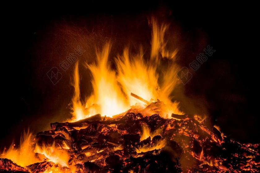 火 营火 复活节火 火焰 烧伤 木