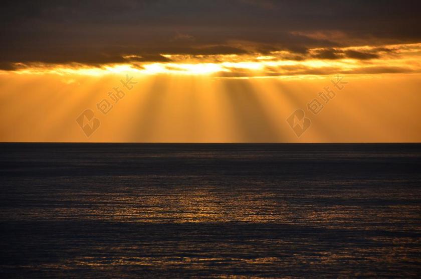 日出 海 船舶 MORGENSTIMMUNG MORGENROT