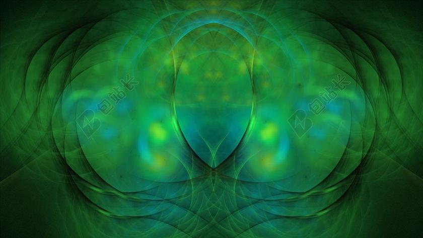 绿色抽象图像电脑合成背景图片