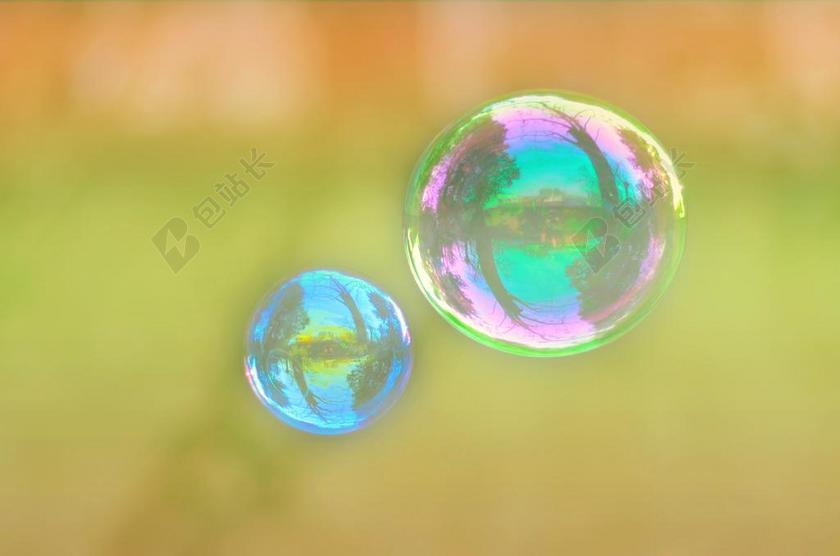 泡泡 风景 倒影