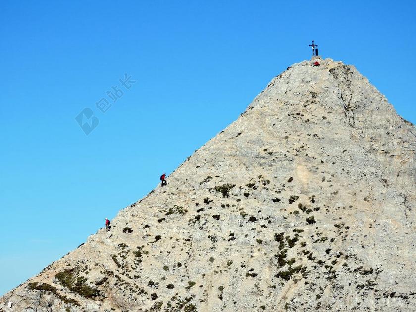 古老陈旧山石堆放自然景观背景图片