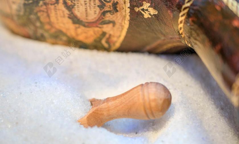 生活用品海盐砂糖背景图片