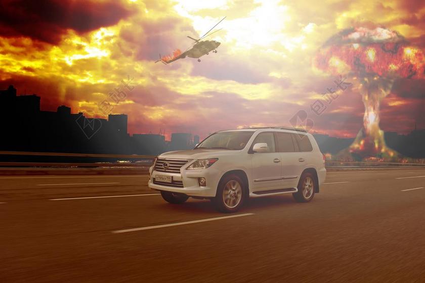 自动 机 汽车 运输 路 优化 夏季 雷克萨斯