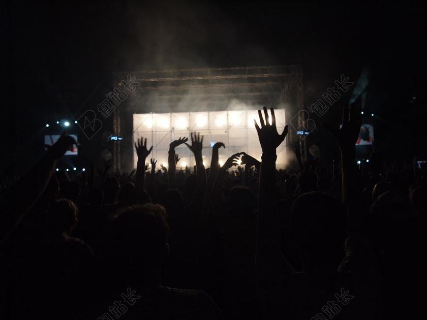 音乐会 人群 舞蹈 音乐 性能 观众 庆典 石 人 娱乐