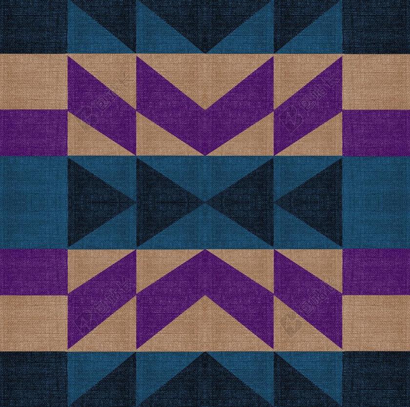 艺术时尚皇家蓝砖块背景图片