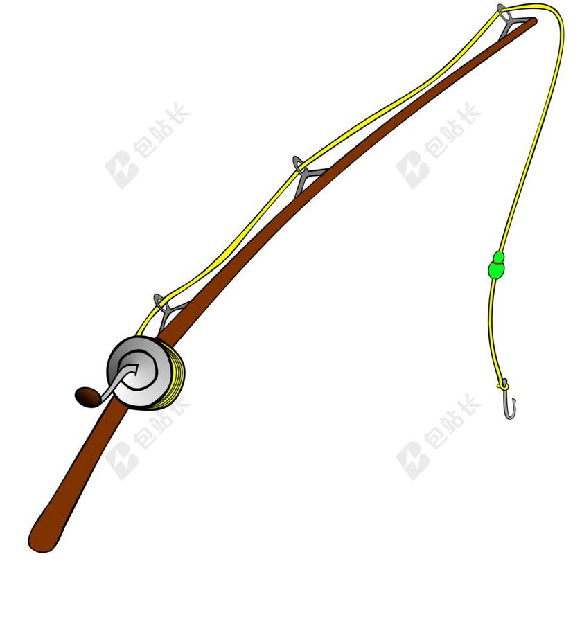 天使 鱼 滑稽 图形 电源线 钓鱼者 捕鱼 抓鱼 钓鱼线