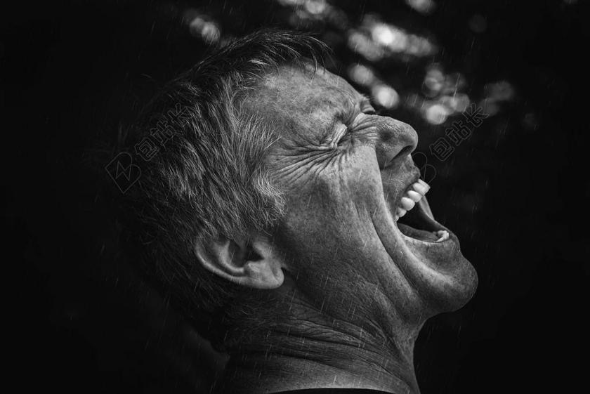 摄影复古咆哮的男子背景图片