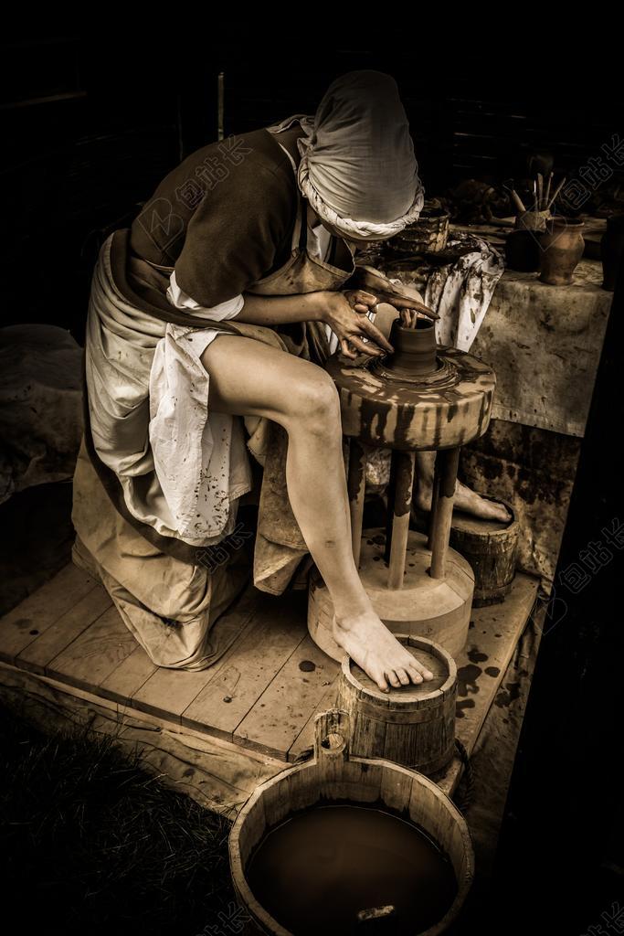 中世纪 工匠 历史 工人 制造业 手 手动