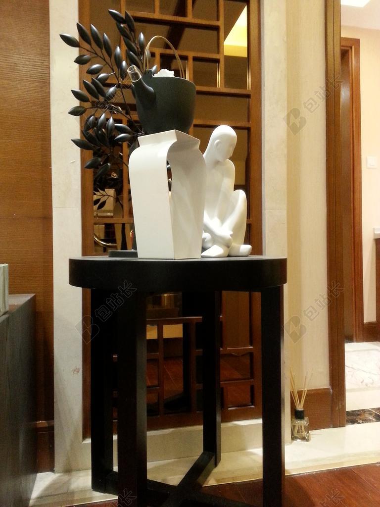 新式中主义 软装 陈设艺术 主页 装饰 水疗中心 桌 饰品