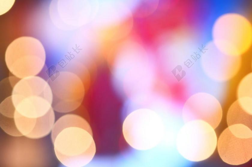 唯美灯光光圈背景图片