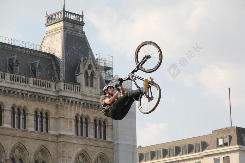 轮 跳转 小轮车 体育 竞争 自行车 最酷的 空气中