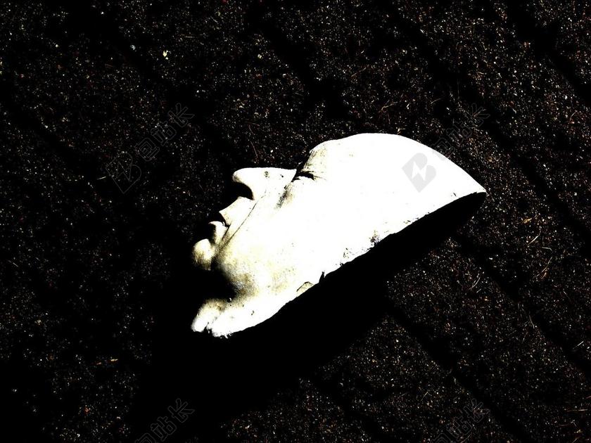 石膏头 面具 脸 头 石膏 雕塑 模型