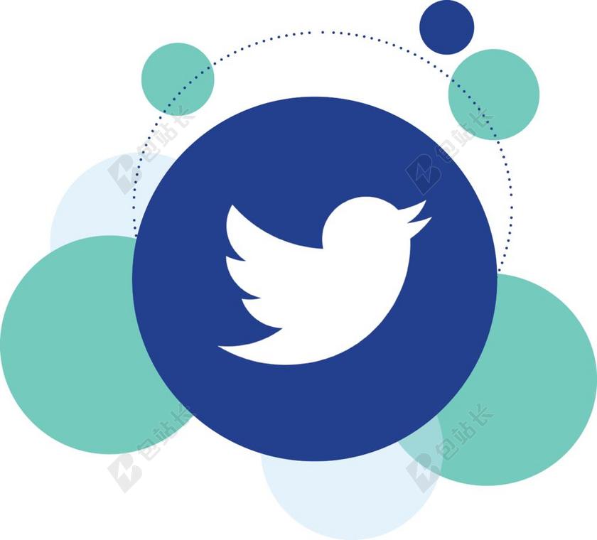 TWITTER 社交媒体 图标 社会 媒体 符号