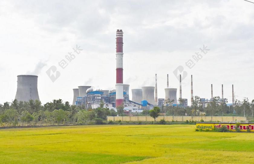电厂 热 塔 煤 烟 能源 电力 电 工程