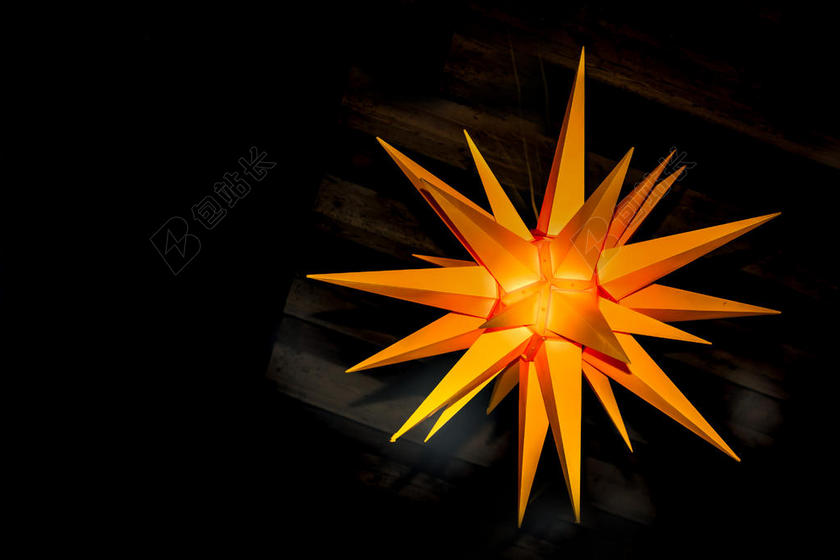 黄色灯饰创意爆炸性的火星灯饰灯饰设计光影背景图片