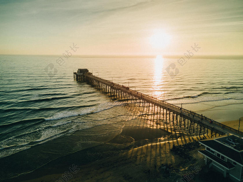 旅游自然海面沙滩宣传背景图片