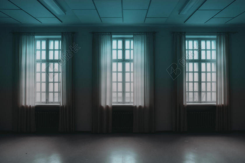 空旷的客厅背景图片