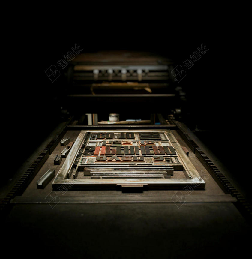 摄影创意盒子内部的创意文字摄影文字摆拍背景图片