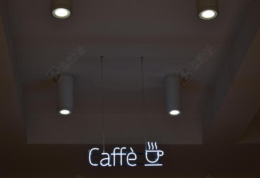 建筑简约咖啡厅室内装饰背景图片