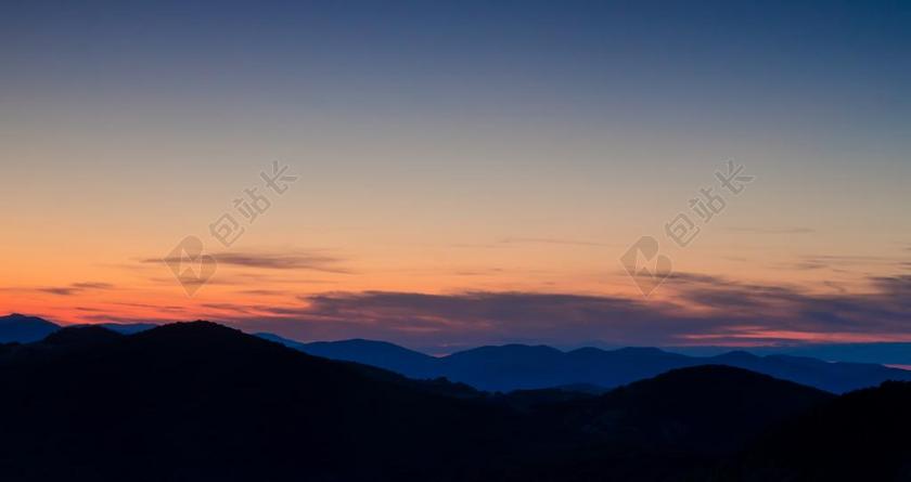 风景 风光 美景 田园 山水 日落 夕阳 太阳 山 山峰 顶峰 景色 天空