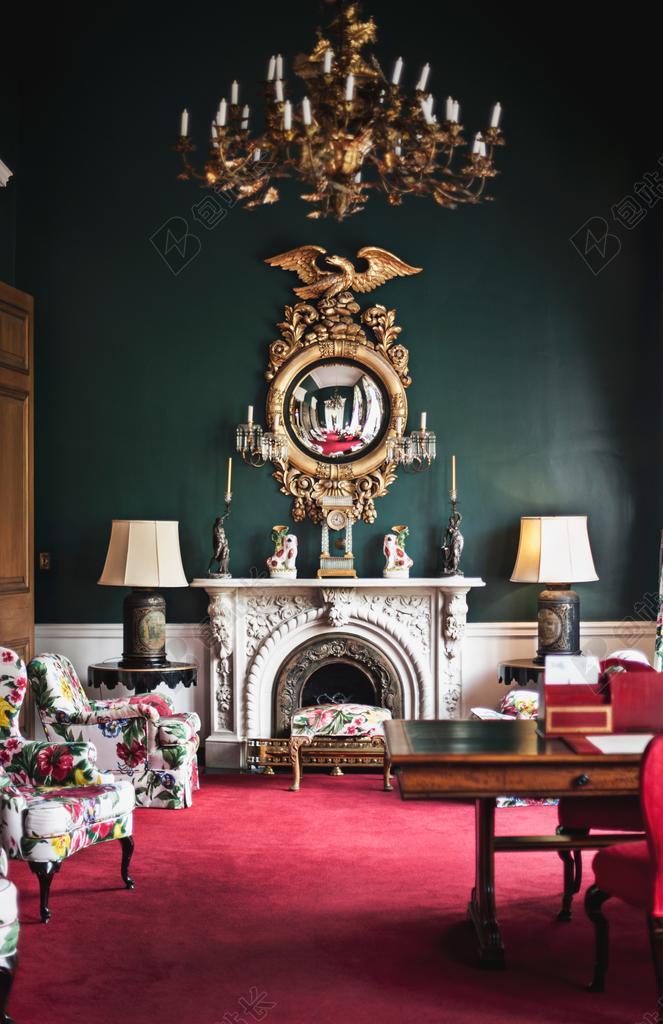 古典的客厅背景图片