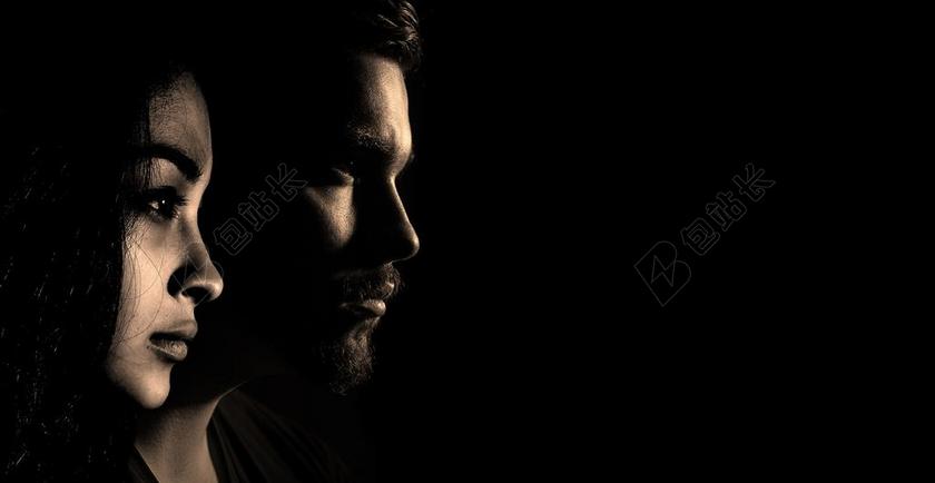 男子 女子 争端 周到 问题 关注 剪影 分离 情感 查看