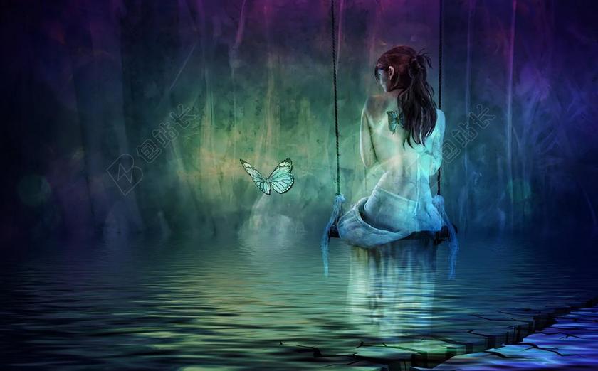 黑暗 反思 地平线 情绪 蓝色 剪影 纹理 体贴 逃生