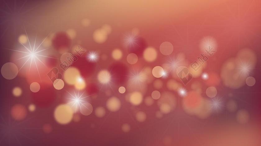 朦胧的白色和黄色灯光背景图片