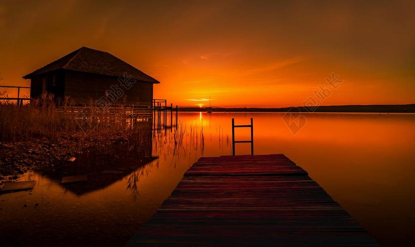 景观 性质 日落 答案是肯定的 湖 天空 水 景区 壁纸