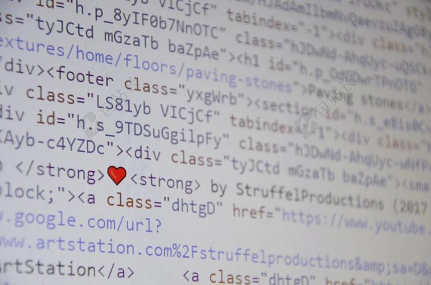 白色IT计算机代码背景图片