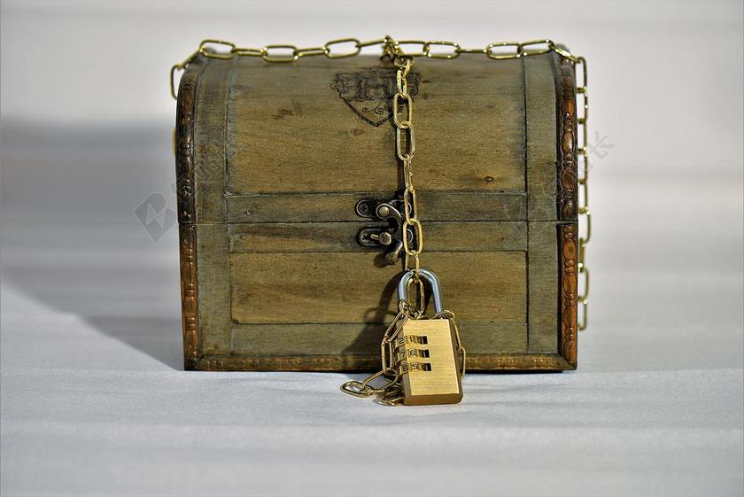 宝藏 链 城堡 布朗 秘密 关闭 木