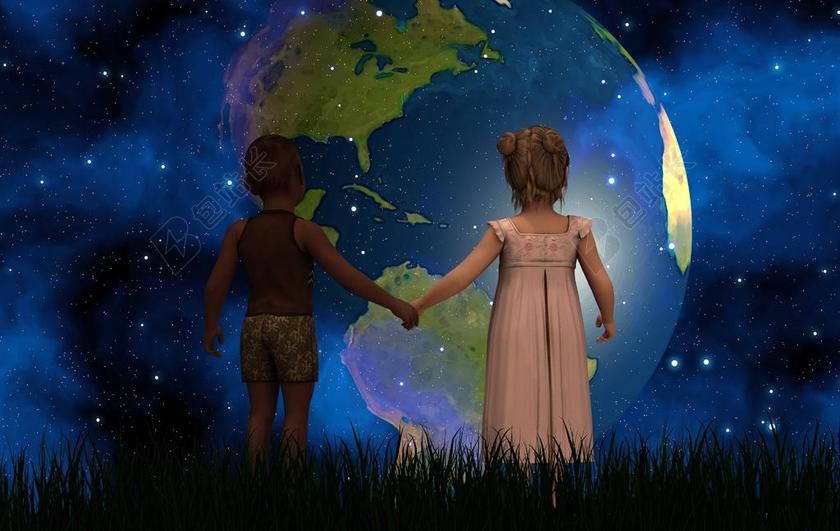 儿童 向前 美国 南美洲 加拿大 肤色 理解 宇宙 空间