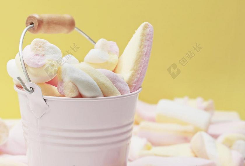 小鼠腊肉 棉花糖 甜 糖果 食品 糖 受益 美味 营养 吃