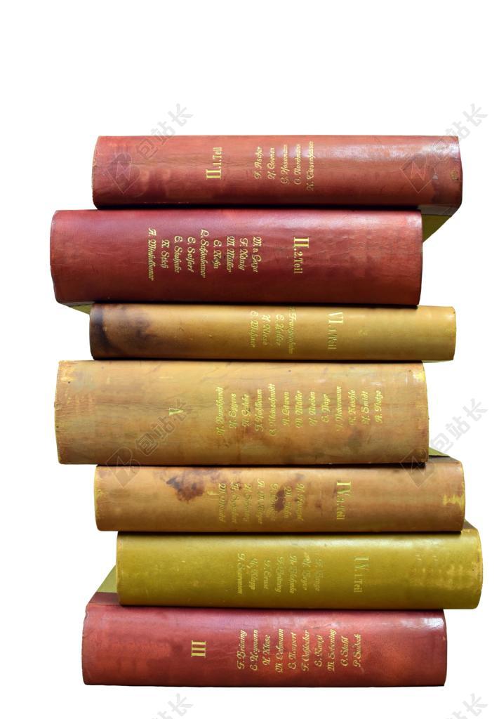 书库 图书 ANTIQUARIAT 读取 文学 堆栈 老 脊椎