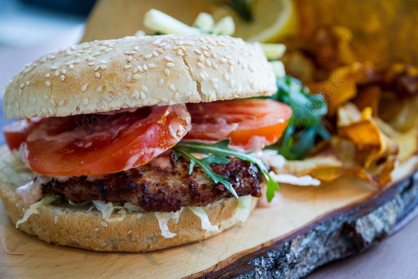 面包 食品 小吃 膳食 午餐 汉堡包 美食 吃 菜 厨房