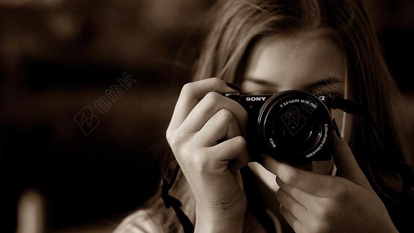 照片 纵向 技术 男子 年轻 索尼 相机 摄影师 女孩
