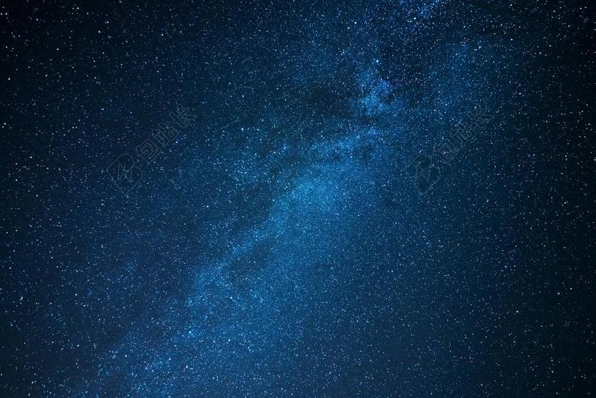 夜晚太空里的星星背景图片