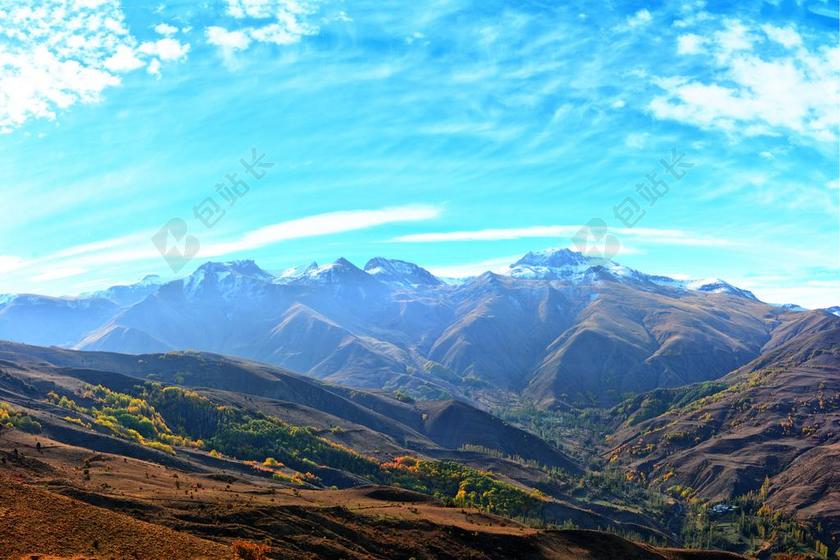 土耳其 秋 季节 性质 美丽 在户外 景观 背景 枯萎的树叶
