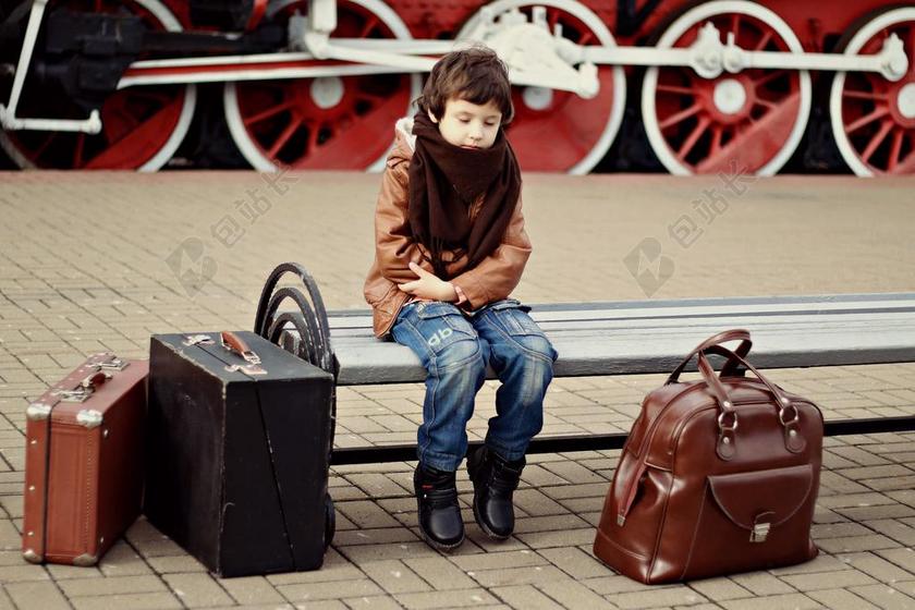 车站 手提箱 孩子 火车 铁路 苏联 机车 汽车 结构