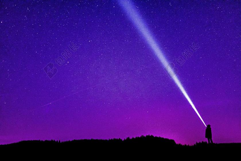 夜间照片 繁星点点的天空 夜晚的天空 明星 夜 天空 人的