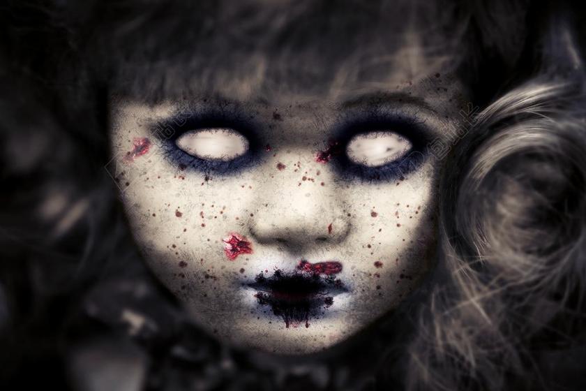 僵尸 娃娃 玩具 万圣节 恐怖 邪恶 傀儡 可怕 死亡 鬼