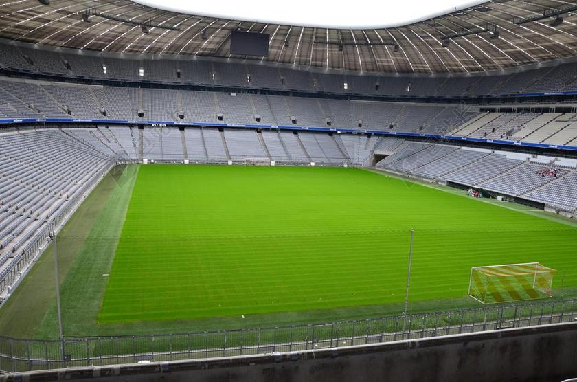 大球场 主看台 字段 足球 拜仁慕尼黑 巴伐利亚 慕尼黑