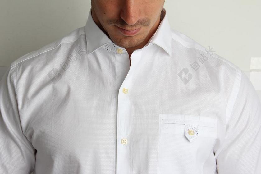 衬衫 男子 白 时尚 2017