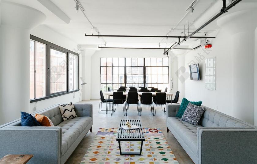 室内 设计 表 椅子 白 墙 窗口 天花板 地板 会议